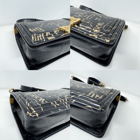 Chanel Embossed Graffiti Medium Boy Bag - Picture 9 of 9